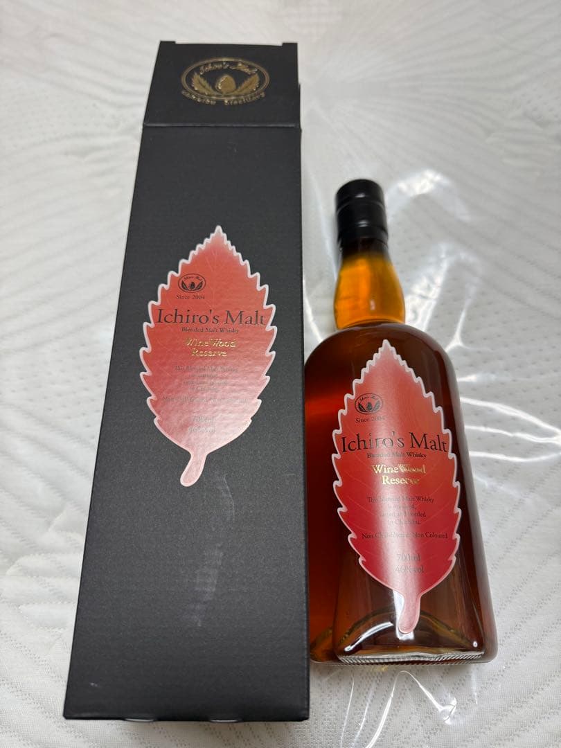 【新品・箱入り・未開栓】イチローズモルト ワインウッドリザーブ リーフラベル