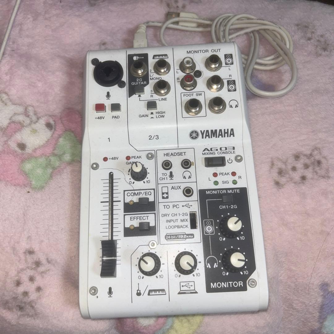 「期間限定!!」インターフェイスYAMAHA AG03 ミキサー