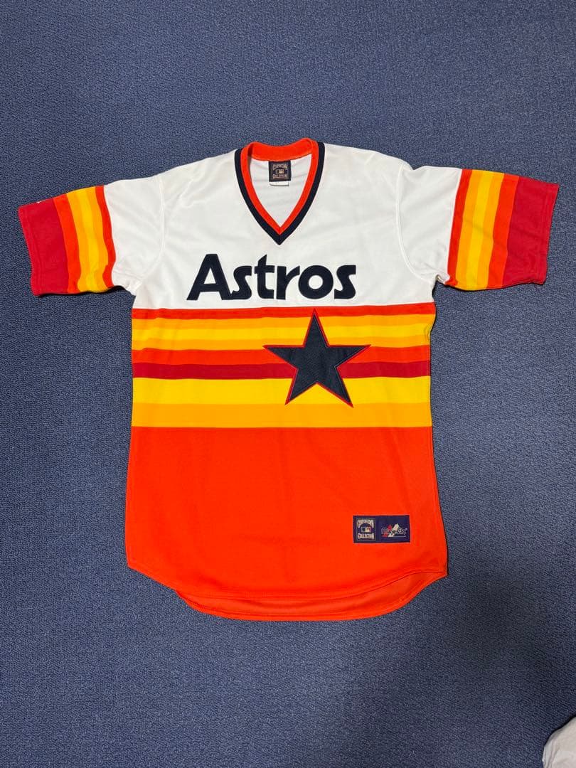 1980年代アストロズ ユニフォーム 復刻ユニフォーム サイズ:L