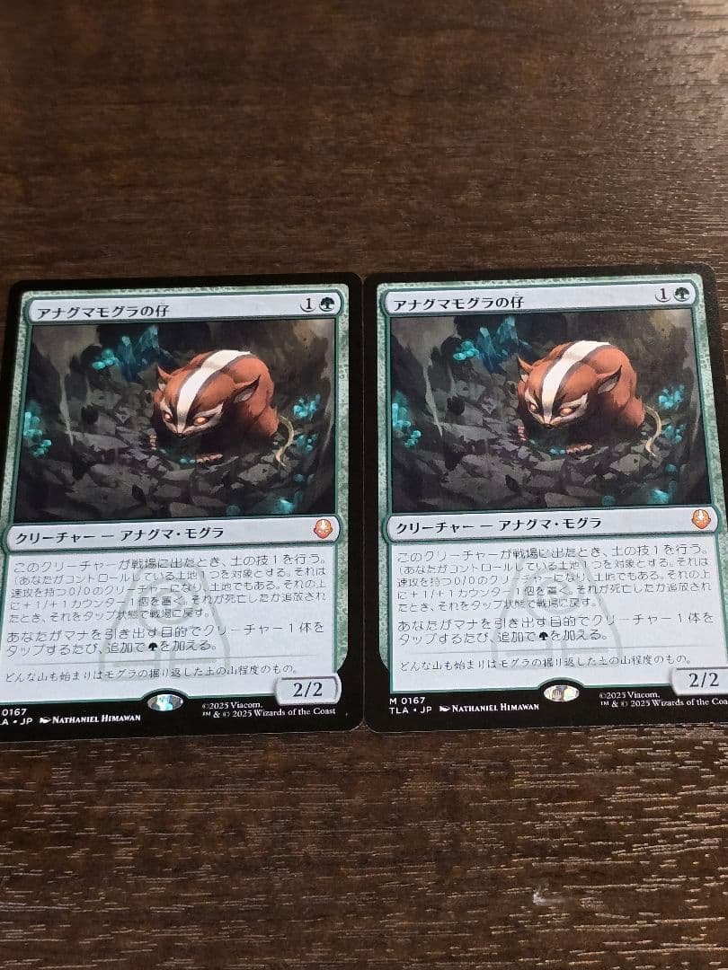 MTG アナグマモグラの仔 2枚