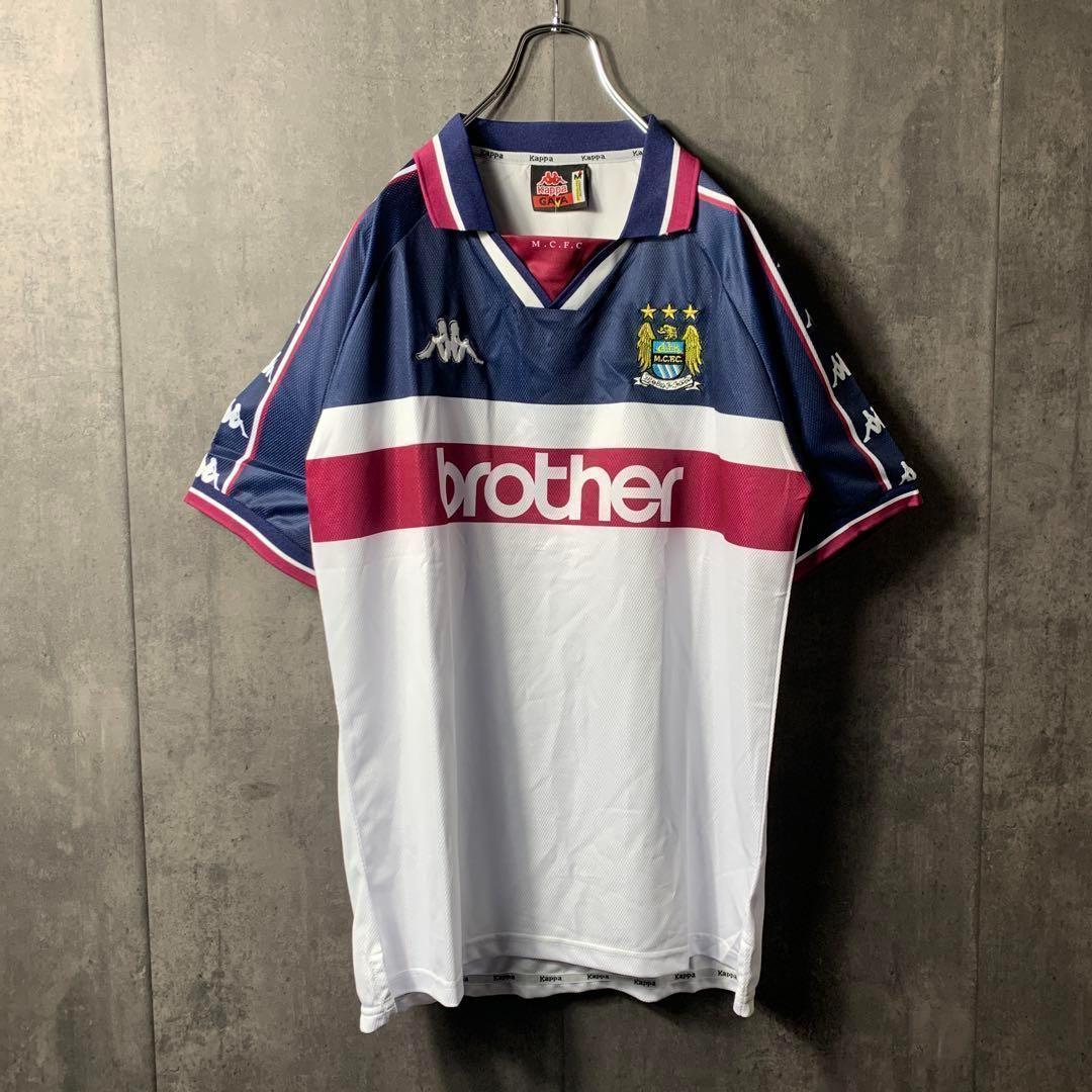 【★マンチェスターシティ】 カッパ サッカー レトロ ユニフォーム 97年 半袖