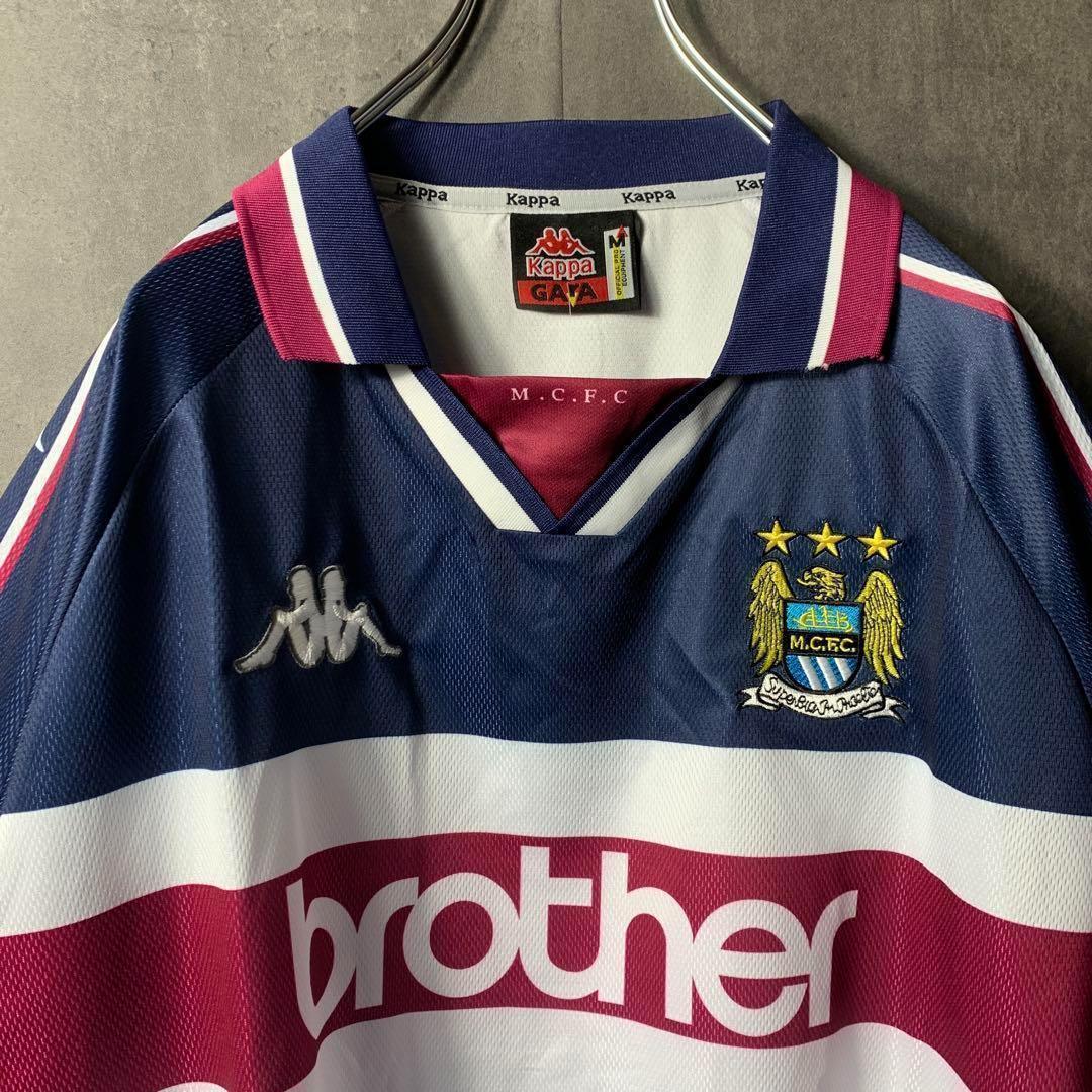 【★マンチェスターシティ】 カッパ サッカー レトロ ユニフォーム 97年 半袖