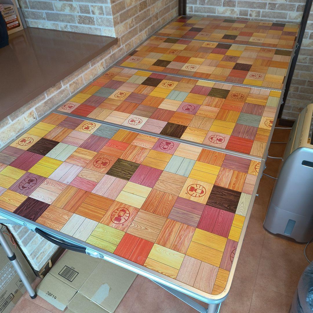 Coleman ナチュラルモザイクリビングテーブル/180【中古】