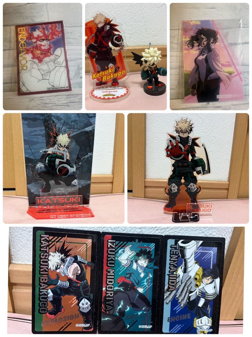 爆豪勝己グッズ。ヒロアカおまとめ。