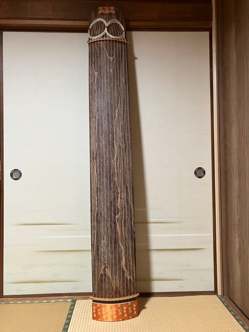 琴13弦　180cm 付属品（琴柱箱　猫足 調子笛）