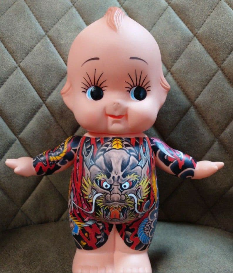 刺青 / TATTOO キュピー ハンドペイント JapaneseTATTOO