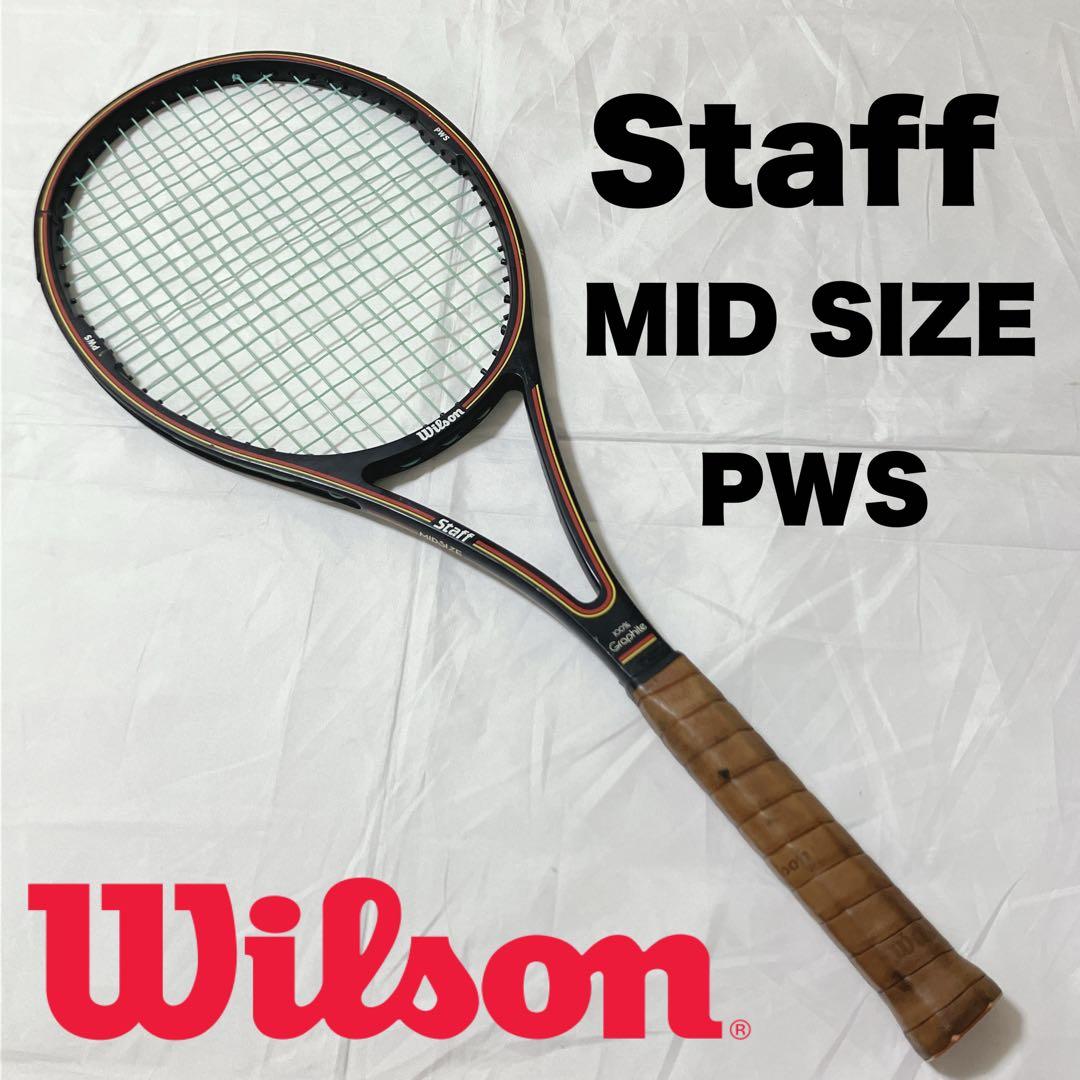 ウィルソンスタッフ ヴィンテージ硬式テニスラケットMID SIZE・PWS