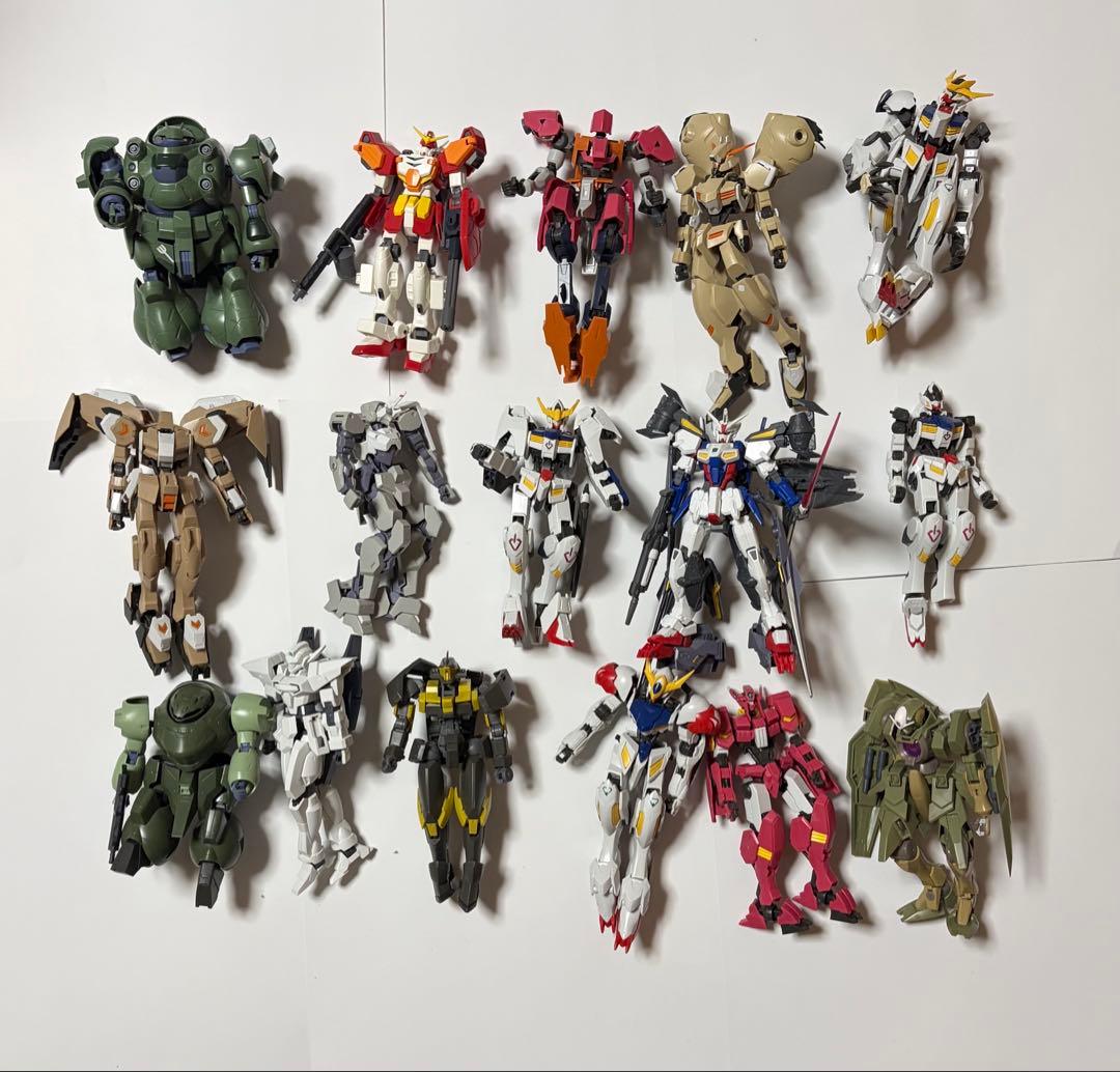 HGガンプラセット 31体とパーツ　ジャンク