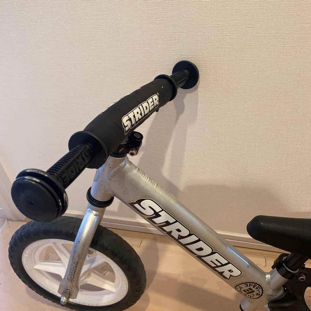 【ストライダー　プロ】STRIDER バランスバイク シルバー　ピンク