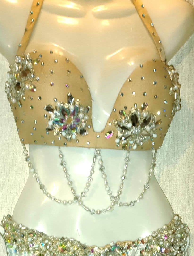 【新品】エジプト製ベリーダンス セットアップ オリエンタル