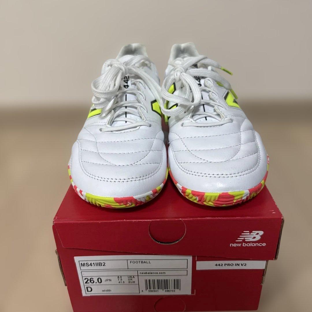 フットサル ニューバランス442 PRO IN V2 26.0cm