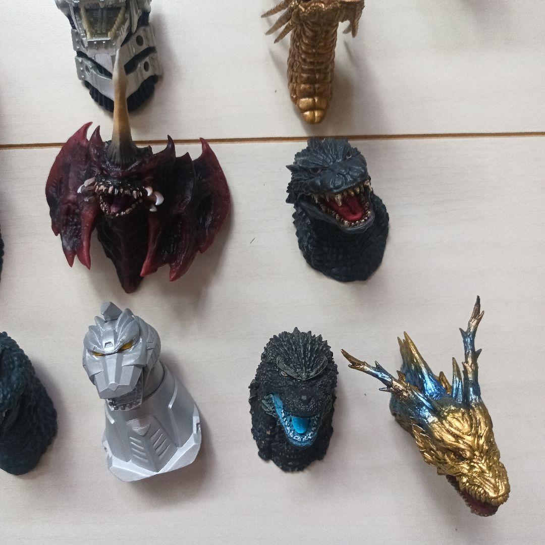 ゴジラ　モンスターヘッドマグネット　27体セット