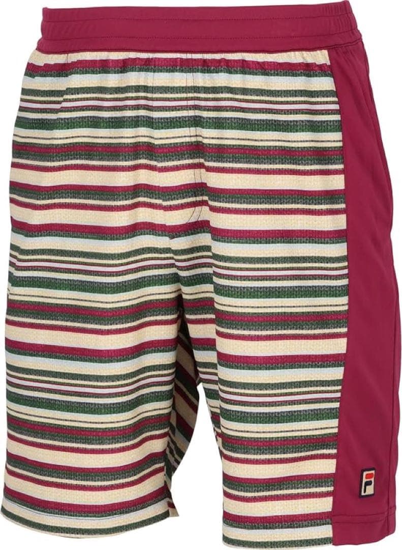 FILA フィラ テニスウェア ハーフパンツ VM5621 ワイン メンズM新品