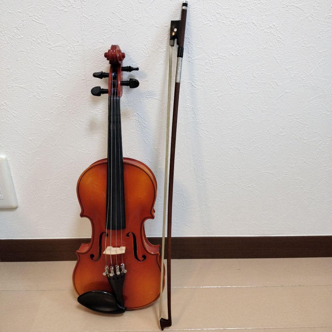 期間限定出品の為値下げSUZUKi　220　1/4 バイオリン 本体と弓とケース