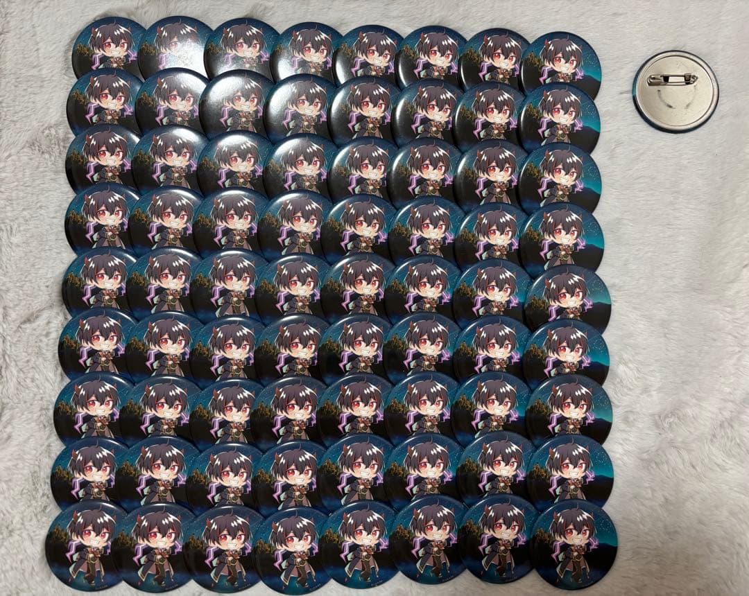 カラフルピーチ ゆあんくん 魔法学園 デフォ 缶バッジ 73個