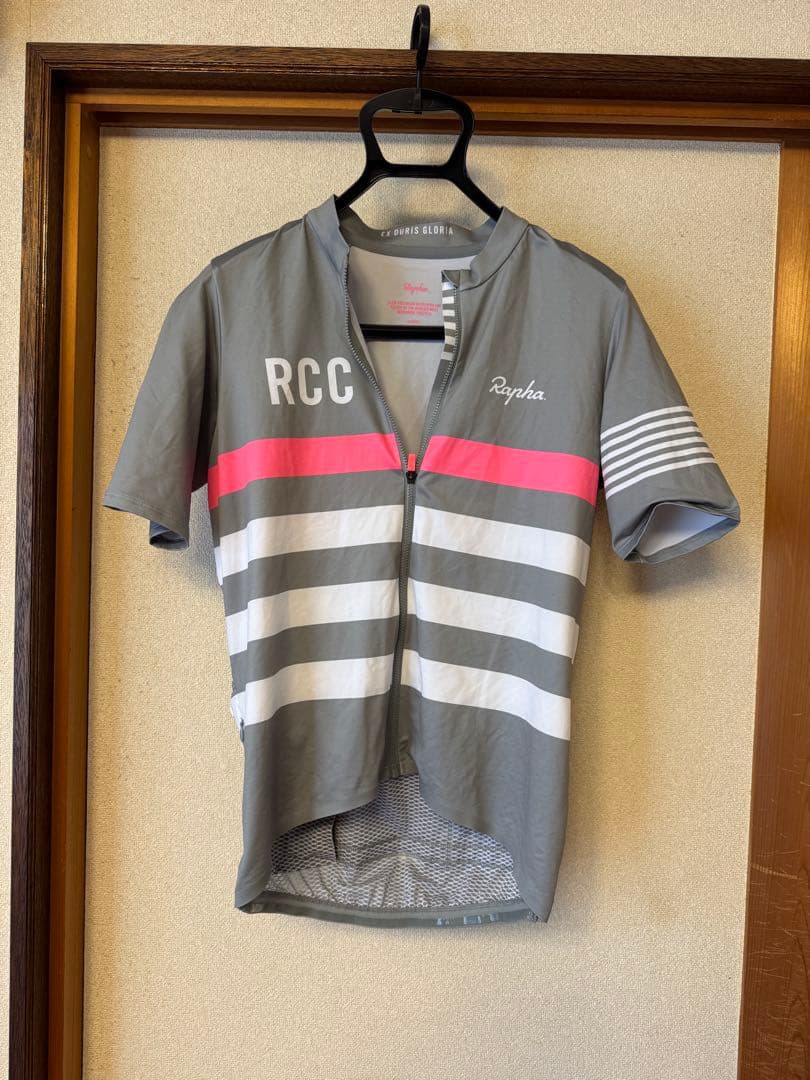 Rapha RCCサイクルジャージ Lサイズ グレー/ピンク