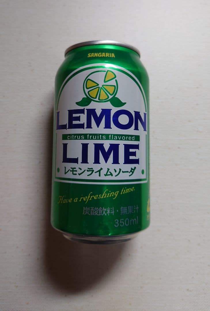 レモンライムソーダ　見本缶