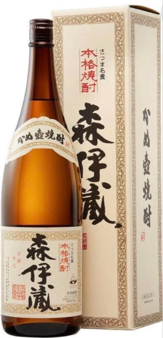 森伊蔵1800ml ラッピング済　髙島屋　購入品　一升瓶　芋焼酎　イモ焼酎　いも