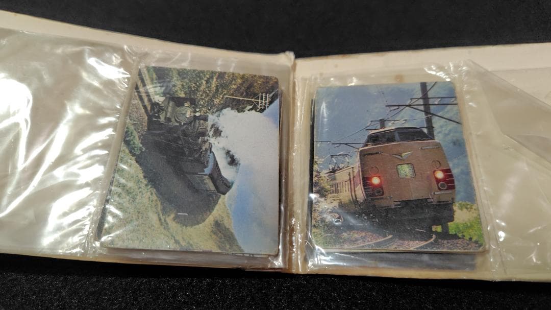 超希少【当時モノ】鉄道カード　メンコ　蒸気機関車　国鉄時代　インベーダーゲーム