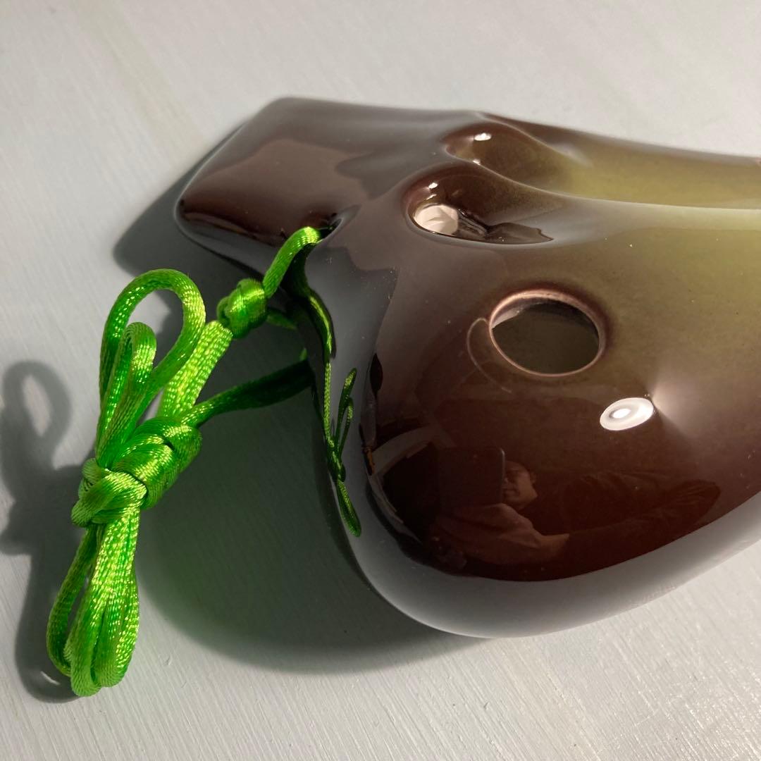 【新品未使用】TNGオカリナ トリプル アルト C管 グラデーショングリーン