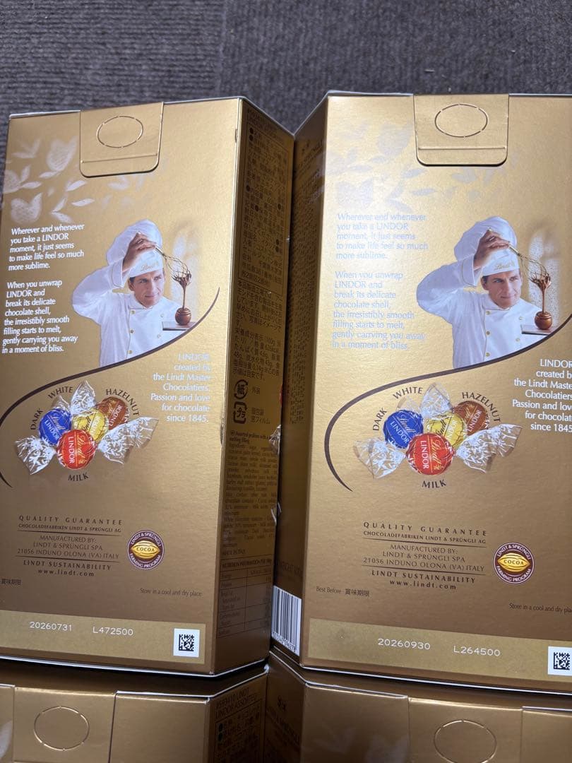 oページ。横取り禁止 リンツ リンドール アソート チョコレート（4箱）