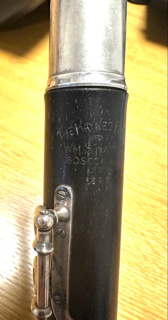 木製ヘインズフルート(頭部管2本付き(木製・銀製))