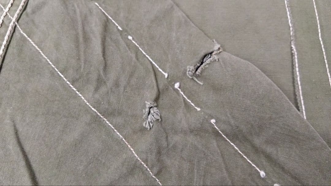 アメリカ軍 USパップテント幕のみ シェルターハーフ 軍幕②