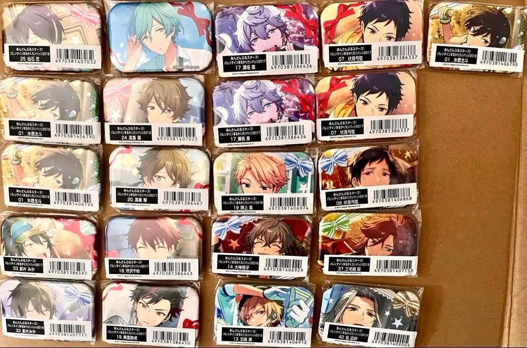 あんスタ 紫之創 一番カフェ バレンタイン 缶バッジ 薫 泉 晃牙 中国 色紙