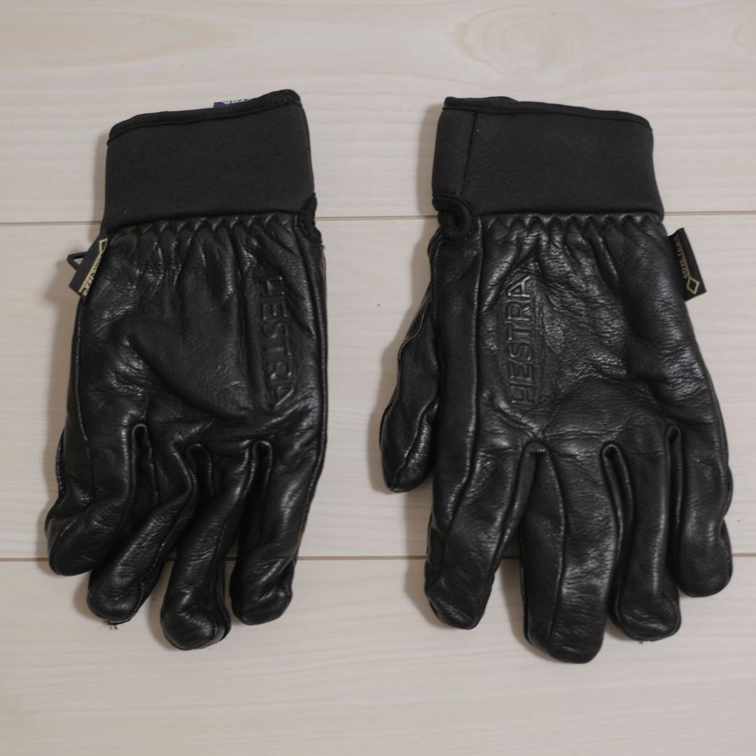 Hestra へストラ オムニ ゴアテックス フルレザー ブラック size9