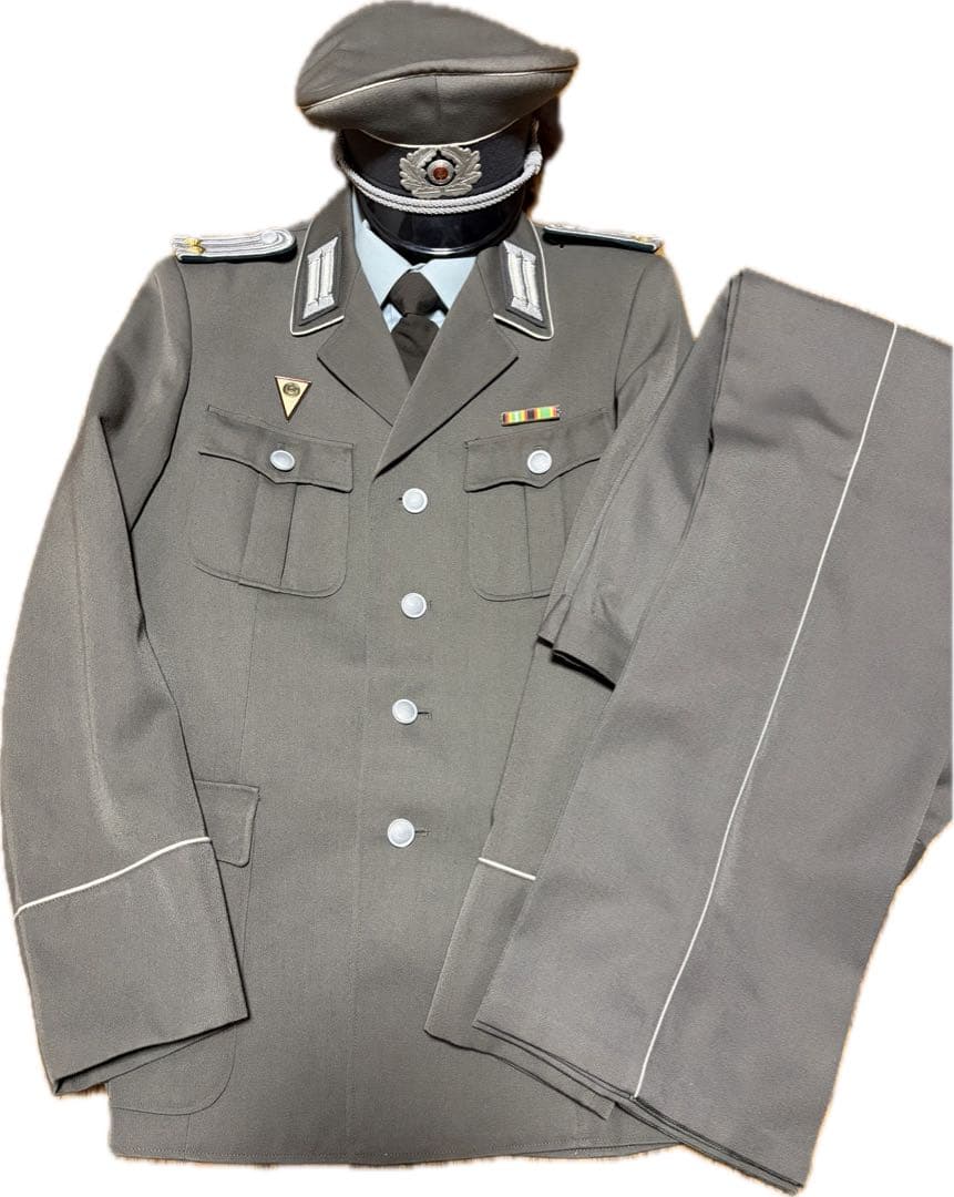 東ドイツ軍 将校 常勤服 国家人民軍 東独 士官 制服 軍服 制帽