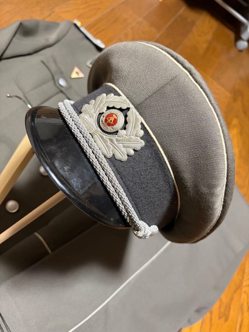 東ドイツ軍 将校 常勤服 国家人民軍 東独 士官 制服 軍服 制帽