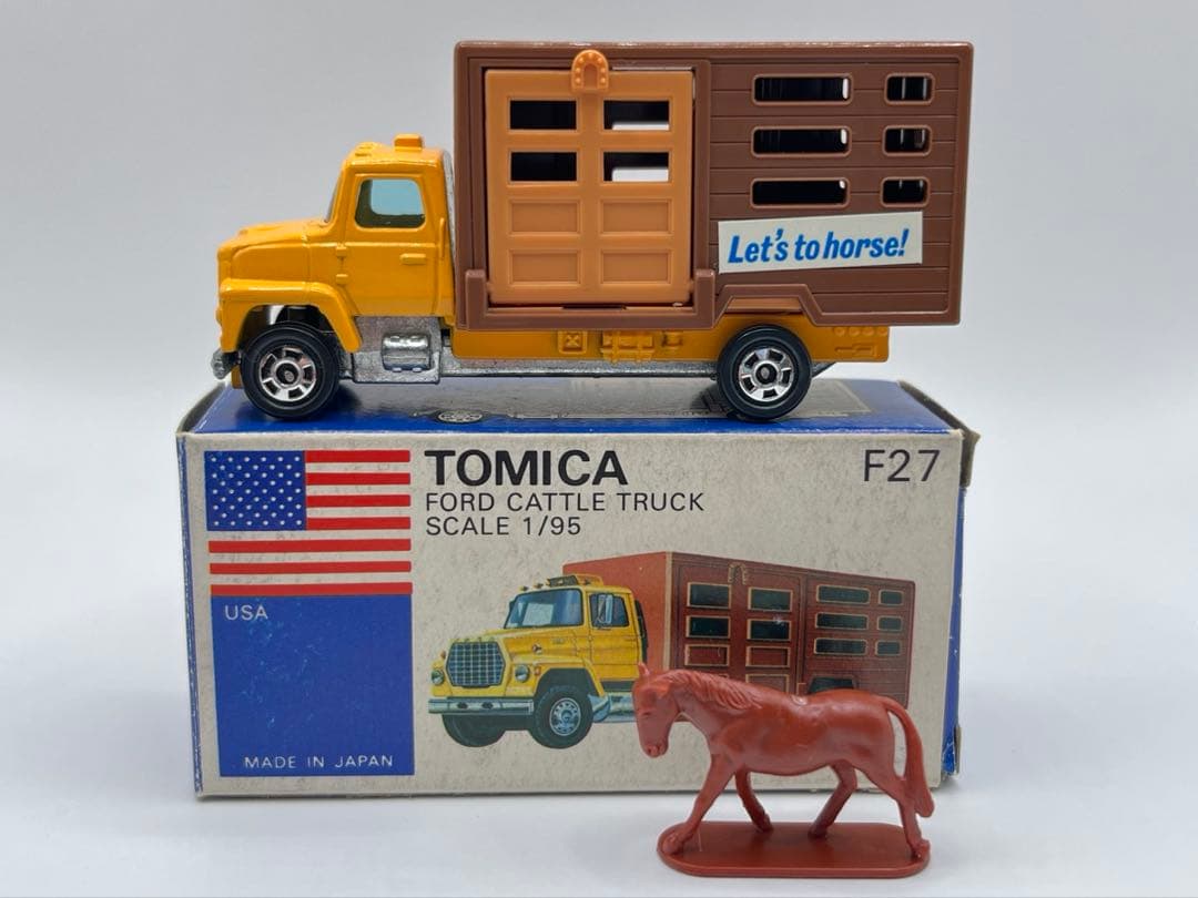 トミカ 日本製 青箱 F27 フォード キャトルトラック