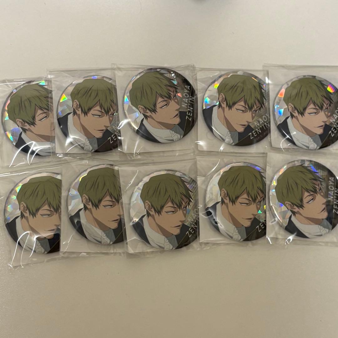 呪術廻戦 禪院直哉 ホログラム缶バッジ 10点