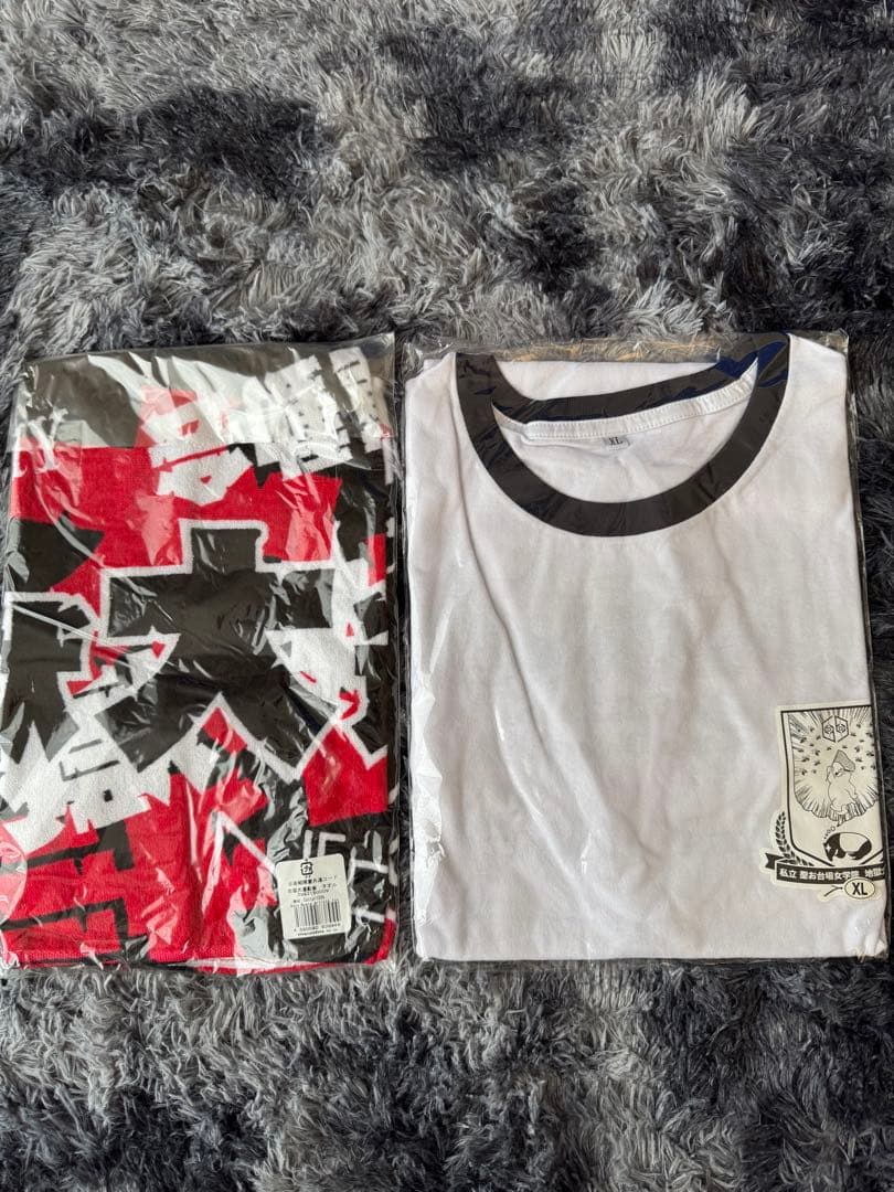 チャットモンチーフェスXL ホワイト Tシャツ エンブレムタオル付き