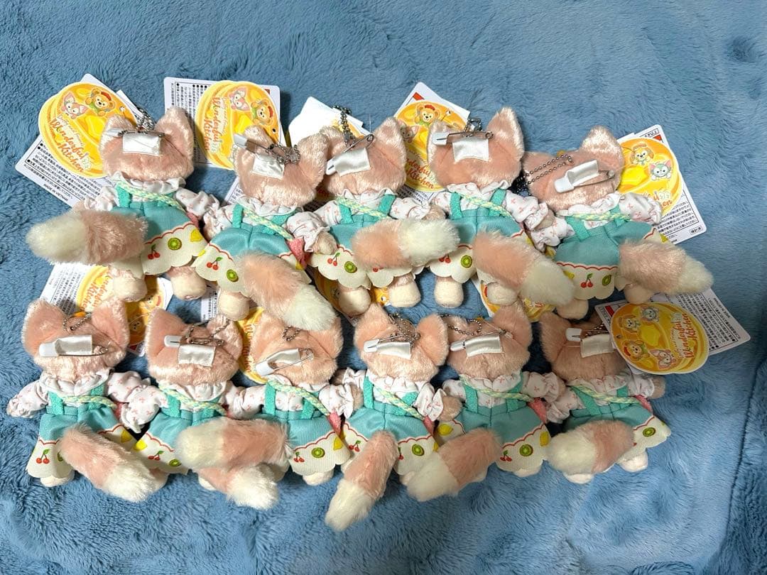 リーナベル　ぬいぐるみバッジ　11点セット　ワンダフルキッチン　ディズニーシー