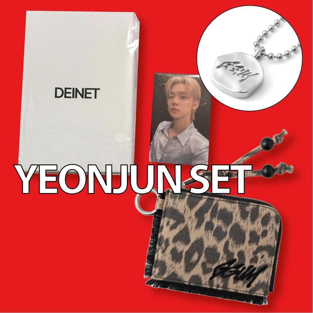 TXT ヨンジュン セット② GGUM DEINET コラボ ネックレス 財布
