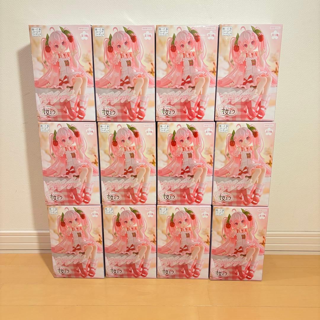 初音ミク 桜ミク 2025 ぬーどるストッパー フィギュア 12個セット