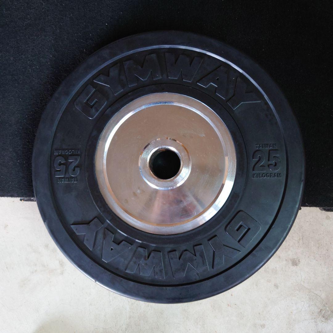 ②GYMWAY 25kg バーベルプレート