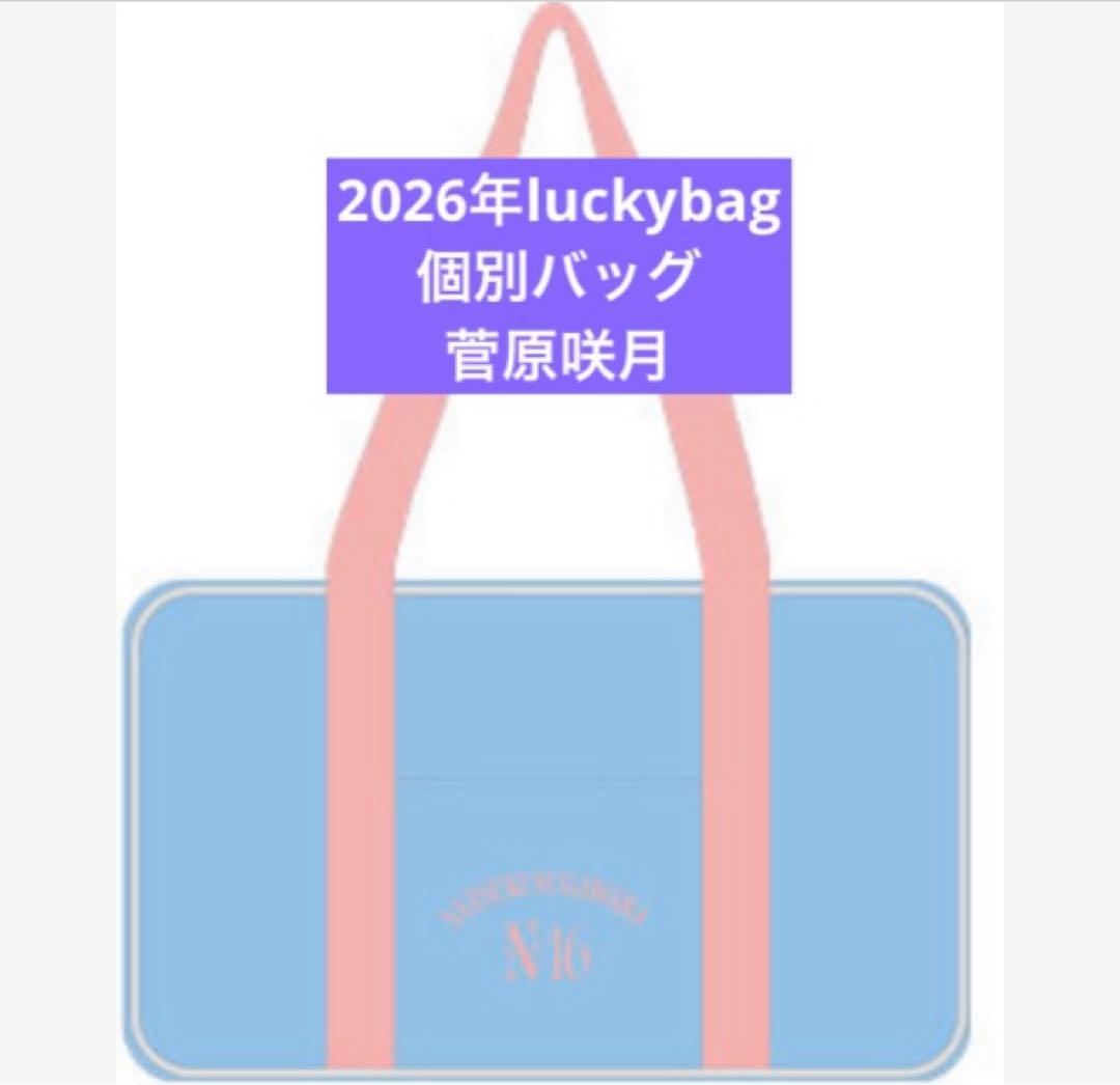乃木坂46　限定 個別バッグ　菅原咲月　バック　2026 luckybag