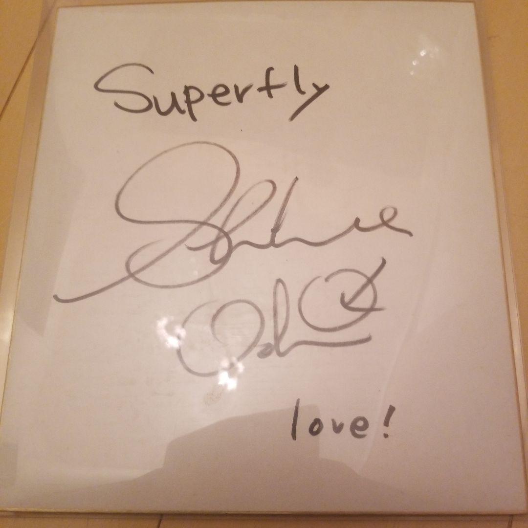 Superfly 直筆サイン色紙