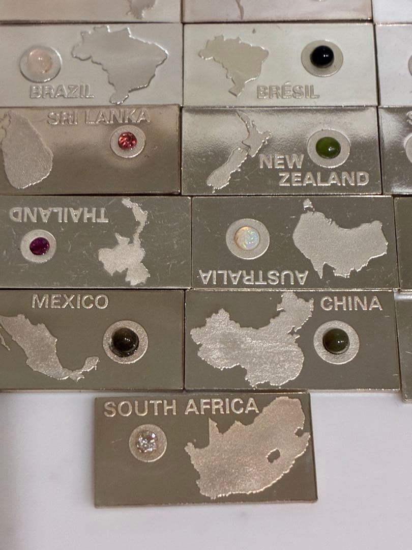 ★銀製品★世界の宝石 ★ミニチュアコレクション★シルバー925★約184g