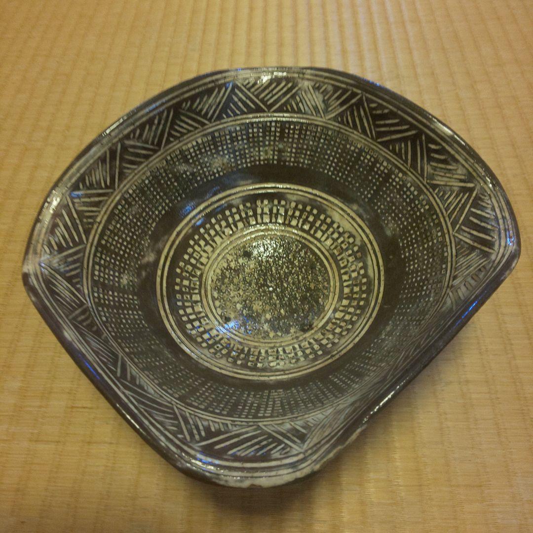 A 176 三島 主菓子器 3代 ・清水六兵衛）