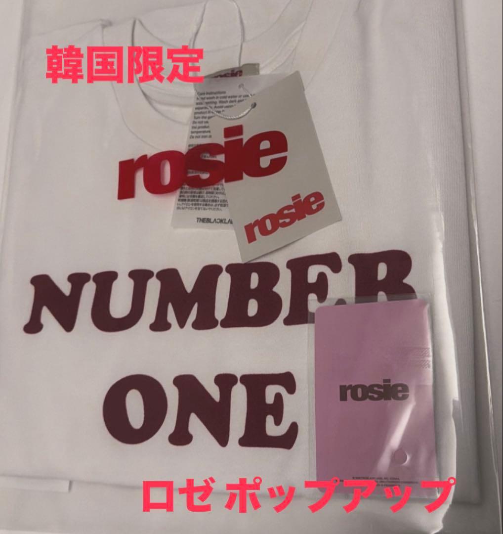 rosie NUMBER ONE GIRL Tシャツ フォトカード付き ロゼ