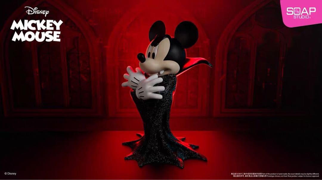 MORSTORM & Disney ミッキーフィギュア ドラキュラ スタイル