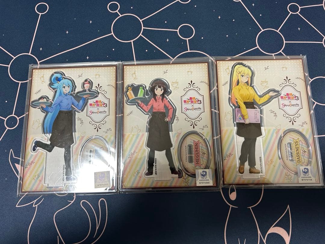 【アクア、めぐみん、ダクネス】スイパラ、アクリルスタンド■このすば■未使用