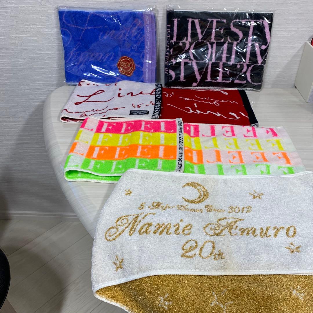 新品未使用 安室奈美恵 LIVEマフラータオル5点セット