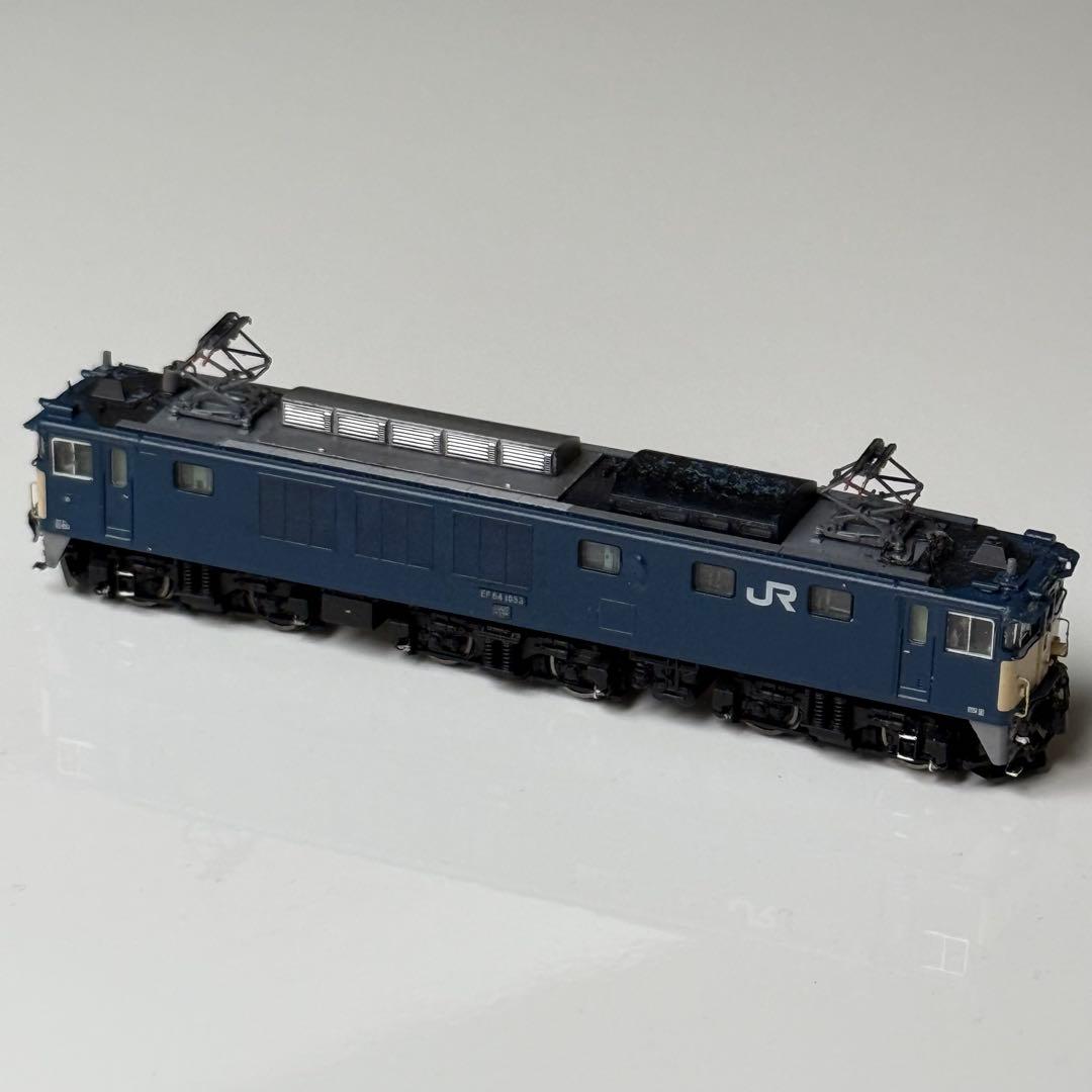 精密加工　TOMIX 7134 EF64 1000 （1053号機）ウェザリング
