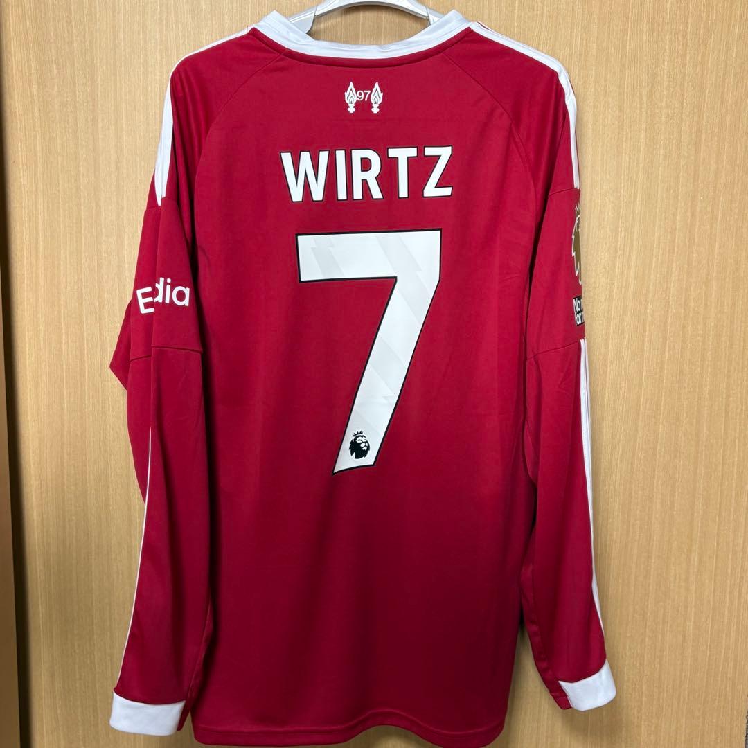 リバプール 25-26 ホーム 長袖 ユニフォーム No.7 ヴィルツ