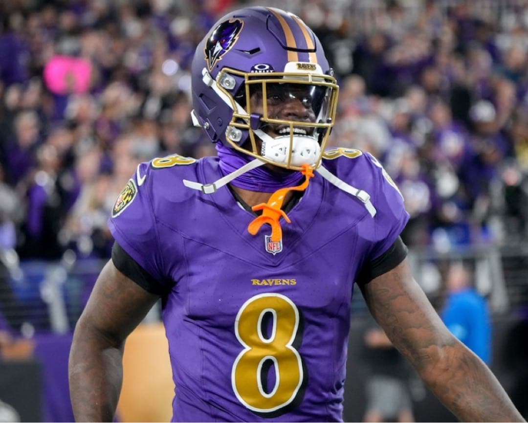 NFL ボルティモアレイブンズ　ラマージャクソン　ユニフォーム