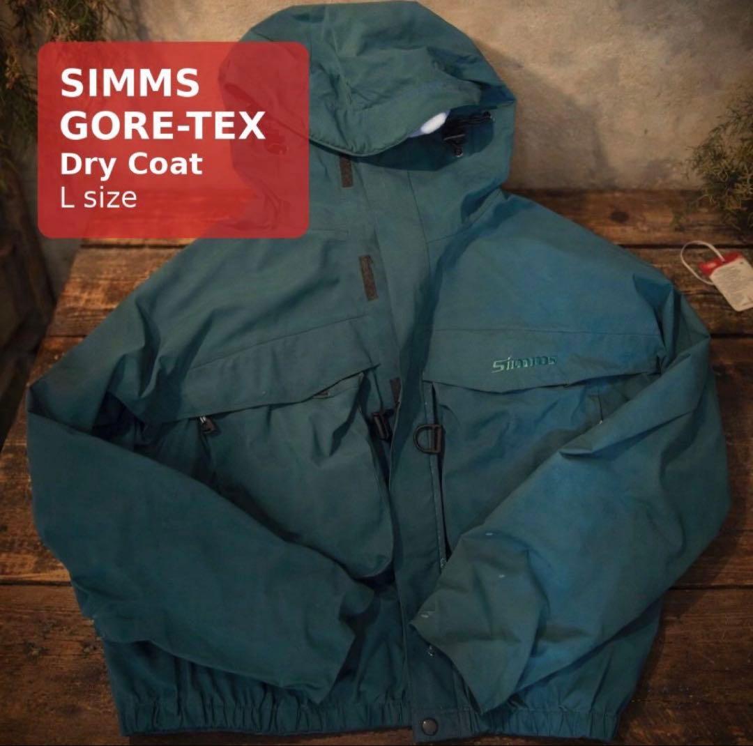 SIMMS GORE-TEX Dry Coat L グリーン